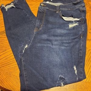 Lane Bryant skinny jeans Some destruction
